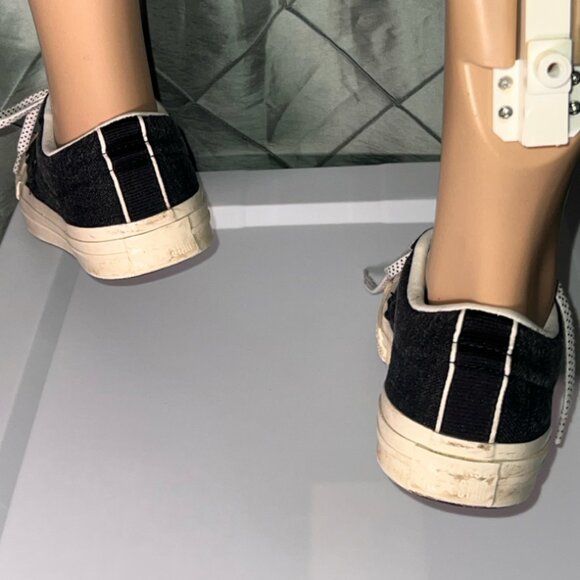 Converse Sneakers Black Polka Dot One Star Fashion Men Sz. 6 / Womens Sz 8‎ *GS9 - Picture 3 of 7